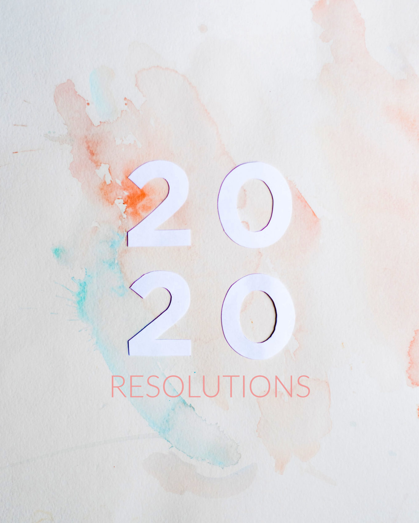 2020 resolutions