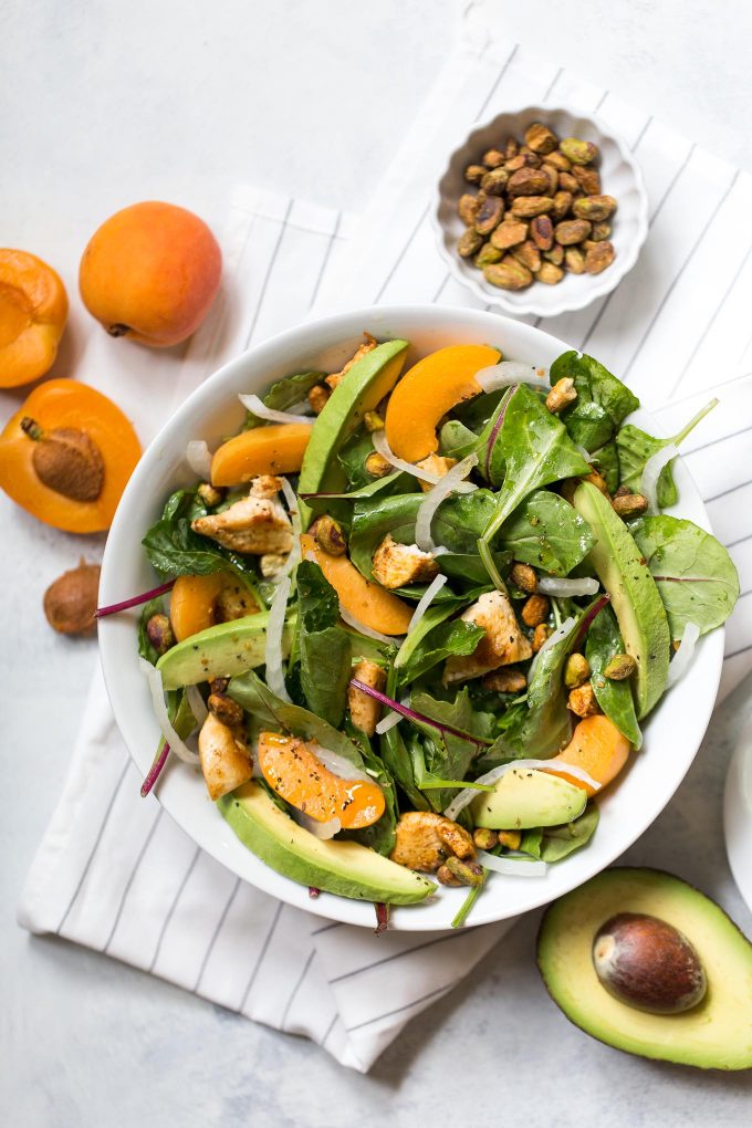 Apricot Pistachio Chicken Salad