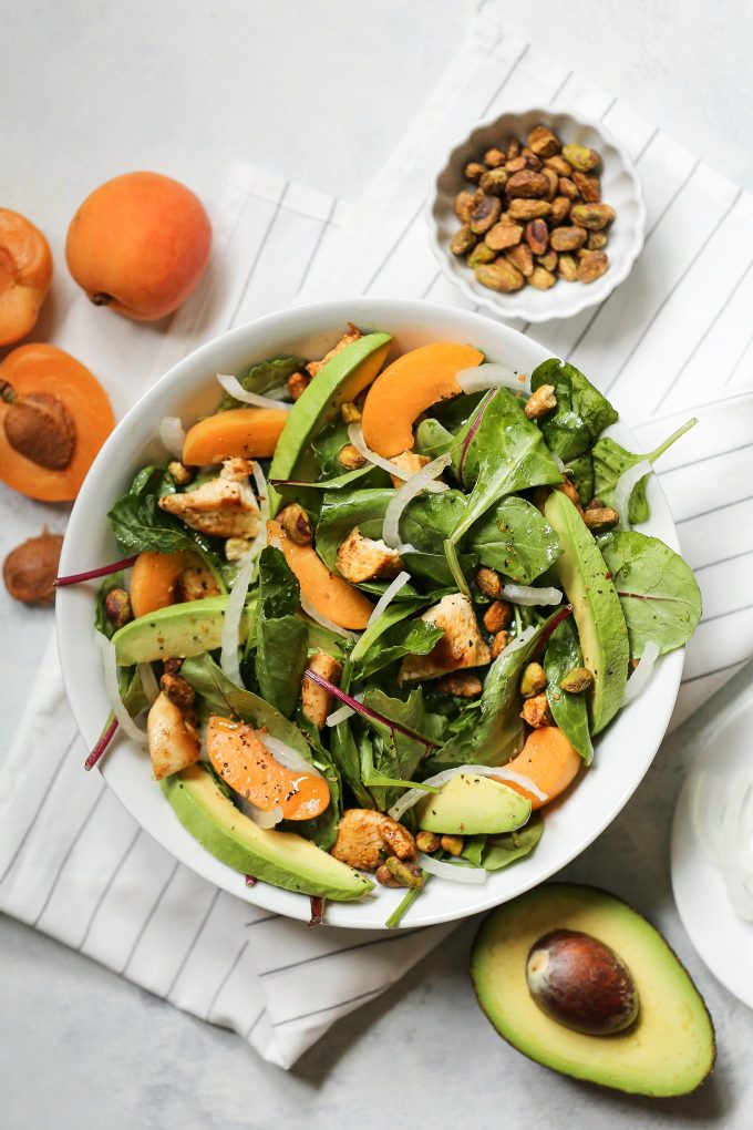 Apricot Pistachio Chicken Salad