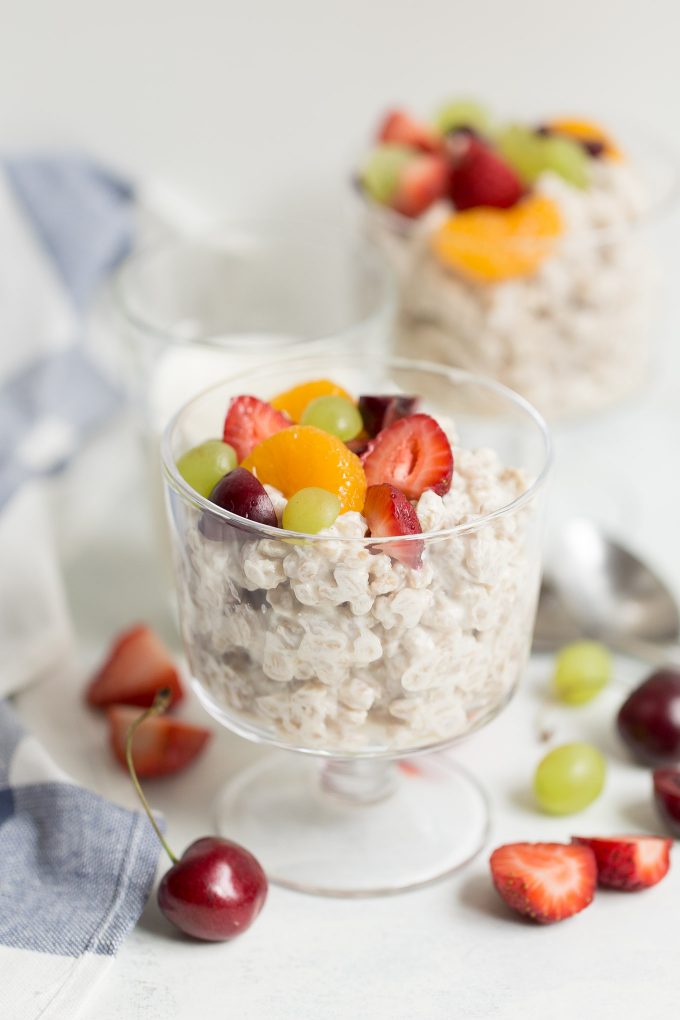 Creamy Farro Porridge with Fresh Fruit