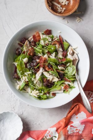 Chicken Bacon Cheddar Date Salad Recipe