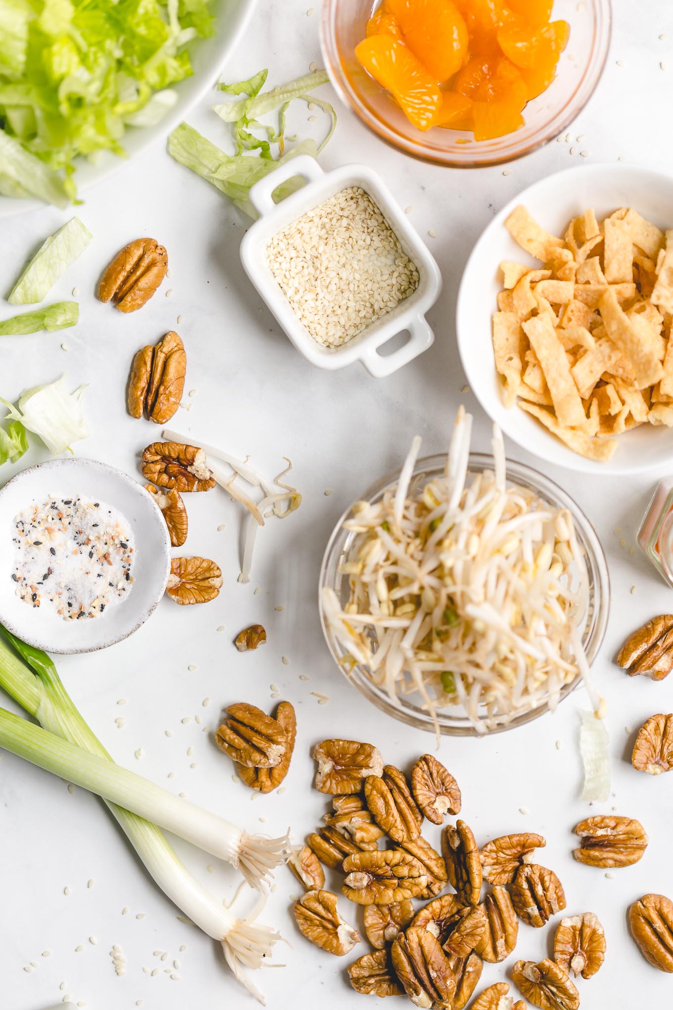 Chinese Chicken Salad with Pecans