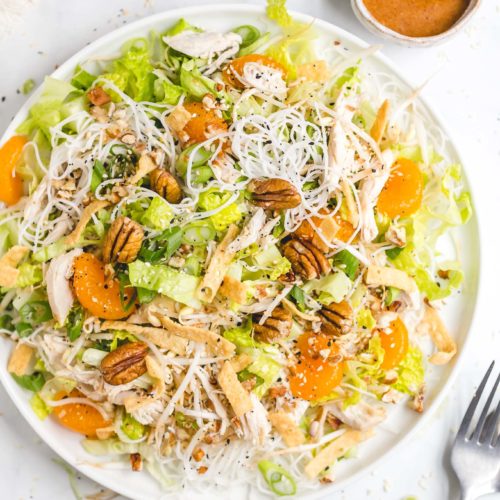 Chinese Chicken Salad with Pecans