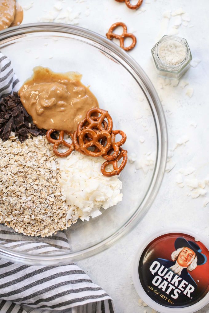 Coconut Chocolate Pretzel Balls