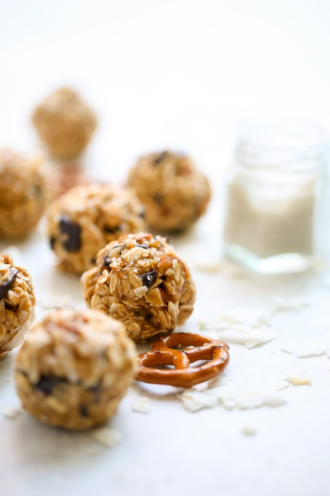 Coconut Chocolate Pretzel Balls