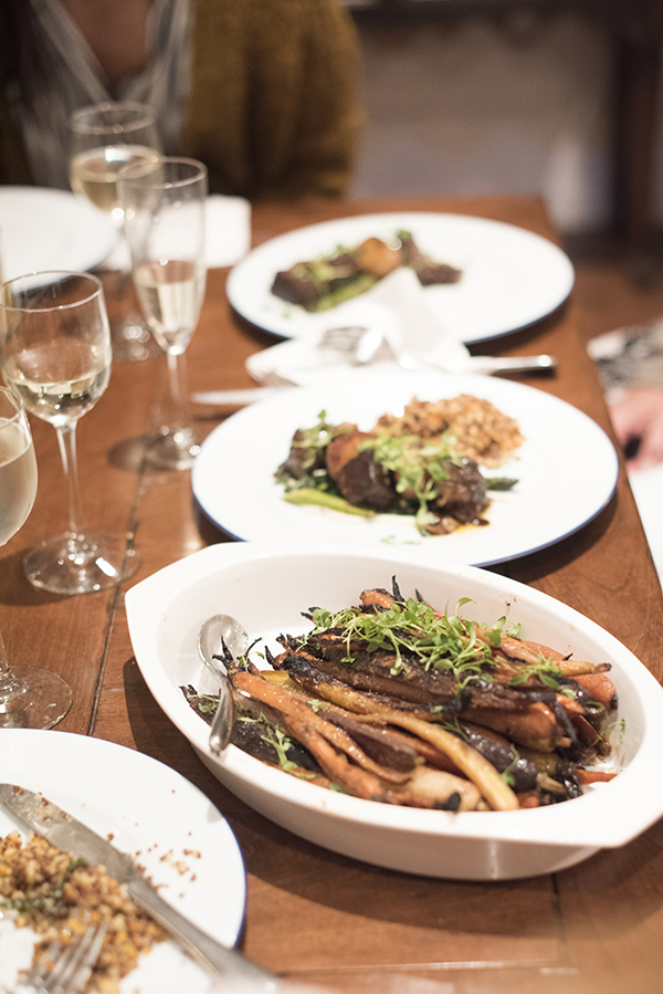 Dinner by Chef Renee Blackman (photo by Raul Velasco)