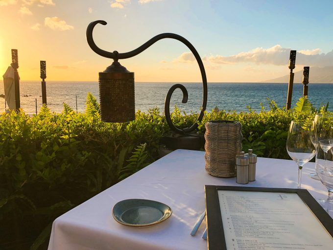 Dinner at Ferraro's Four Seasons Maui