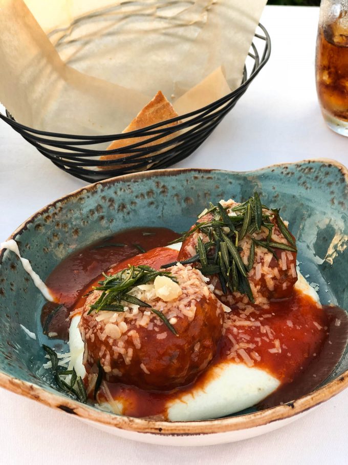 meatballs at ferraro's four seasons maui