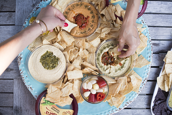 Hummus and Antipasti Platter (photo by Raul Velasco)