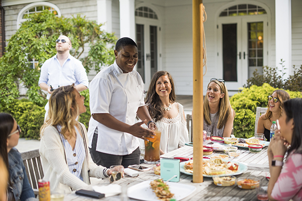 Chef Renee Blackman in the Hamptons (photo by Raul Velasco)