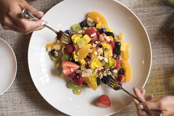 Farro Porridge at Villard (photo by Raul Velasco)