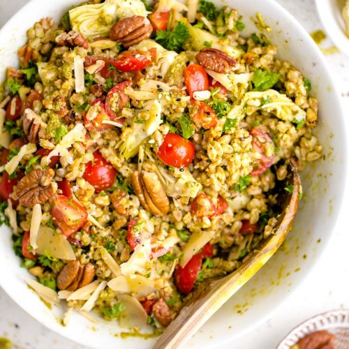 farro salad vegetarian
