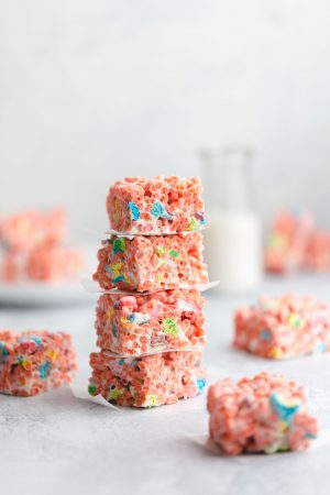lucky charms rice krispie treats