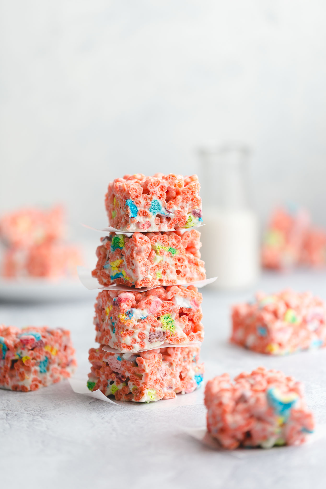 lucky charms rice krispie treats