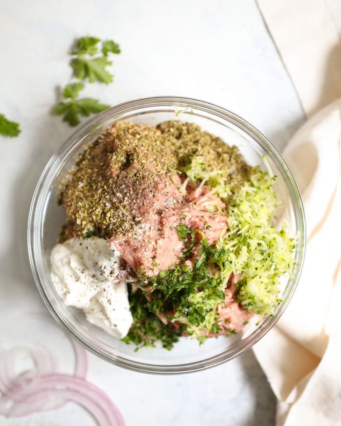 How to make Greek Turkey Burgers