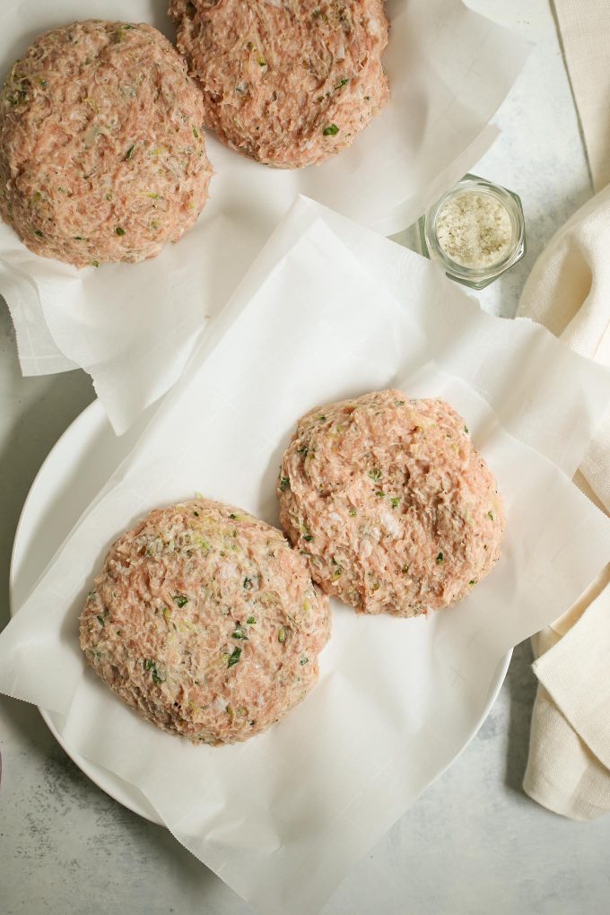 Make turkey burger patties