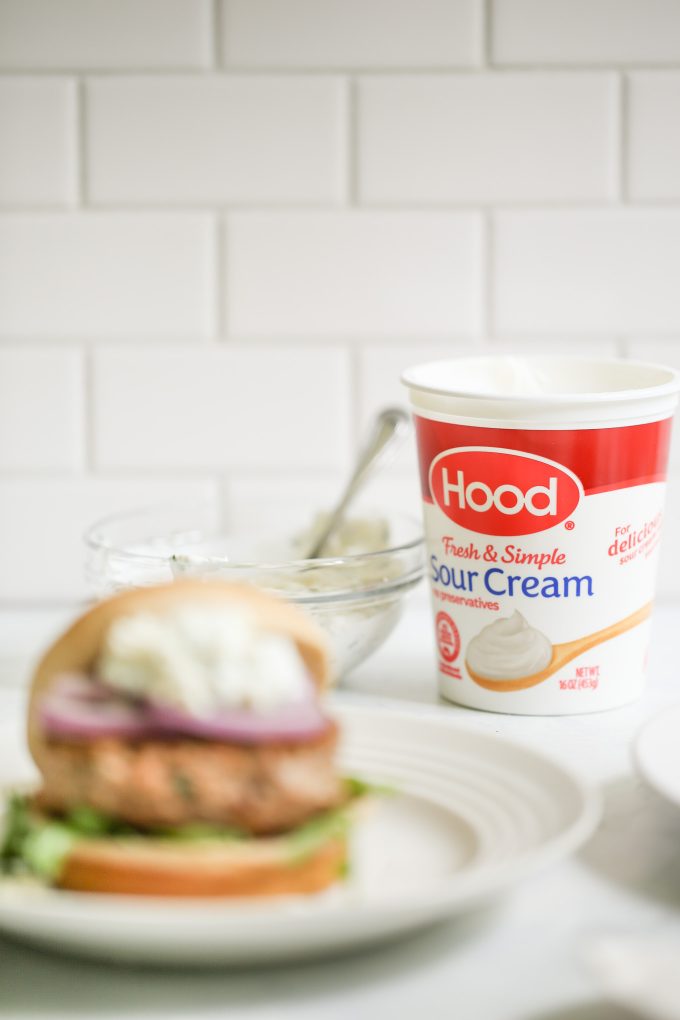 Greek style turkey burgers with feta tzatziki sauce