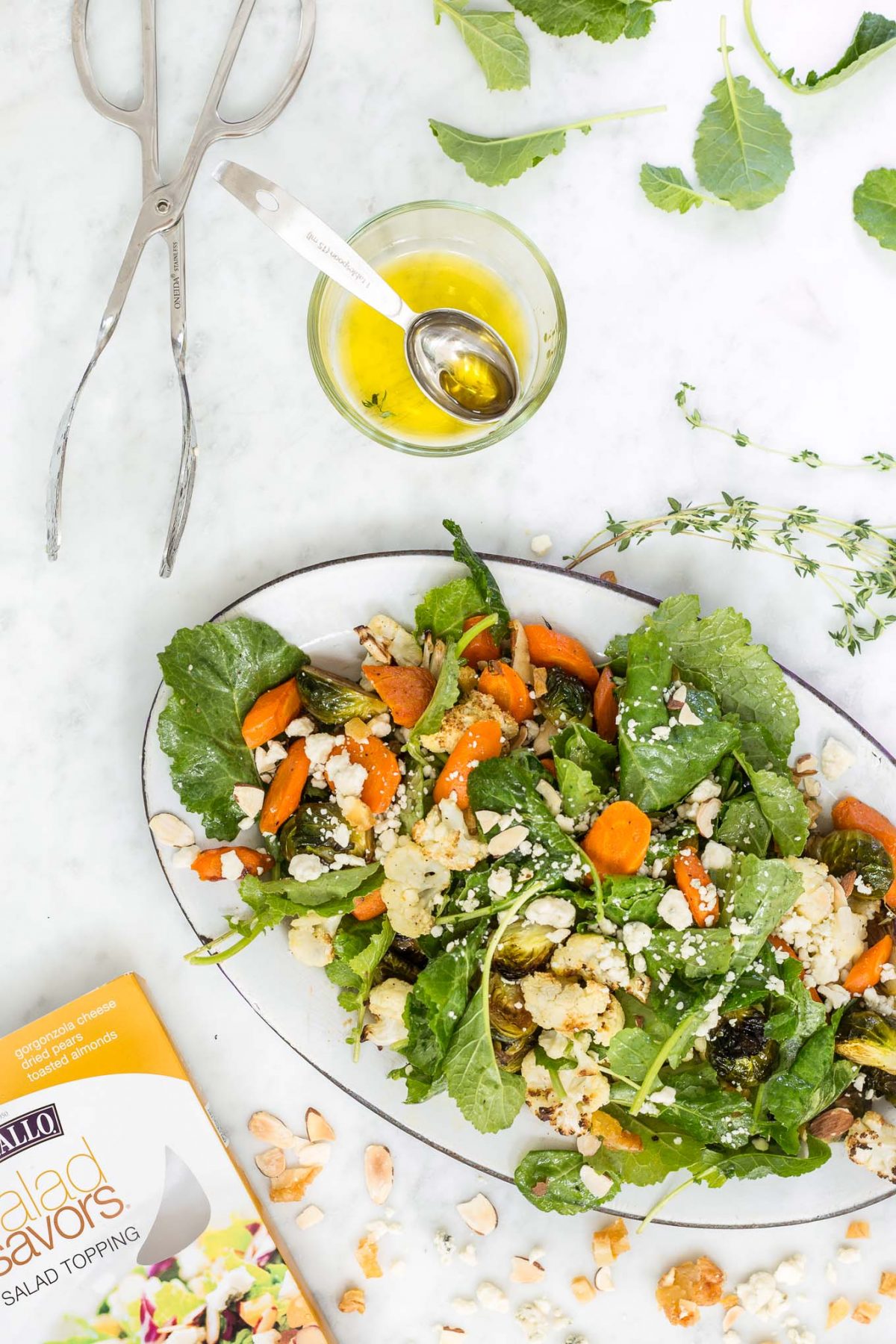 Harvest Salad with Pear and Gorgonzola