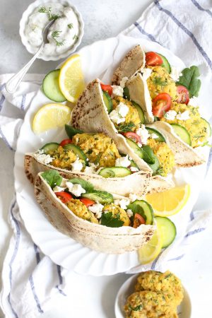 Herbed Salmon Pita Pockets