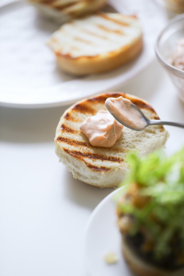 Homemade In N Out Burger Recipe! Here's a lighter and lower calorie take on In N Out's famous double double burgers, including their delicious secret sauce!