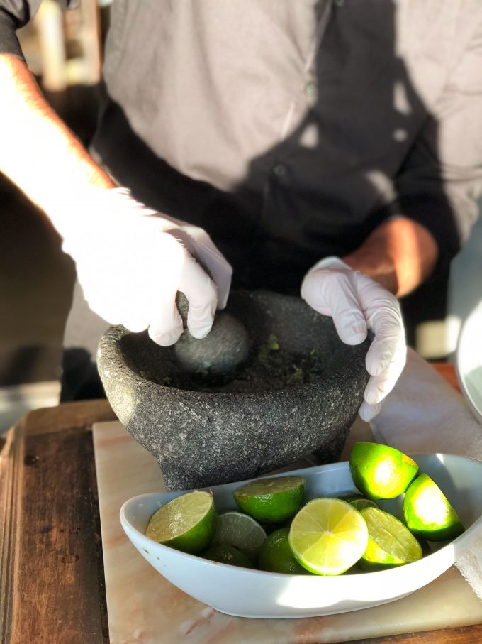 fresh guacamole at Tortilla Republic
