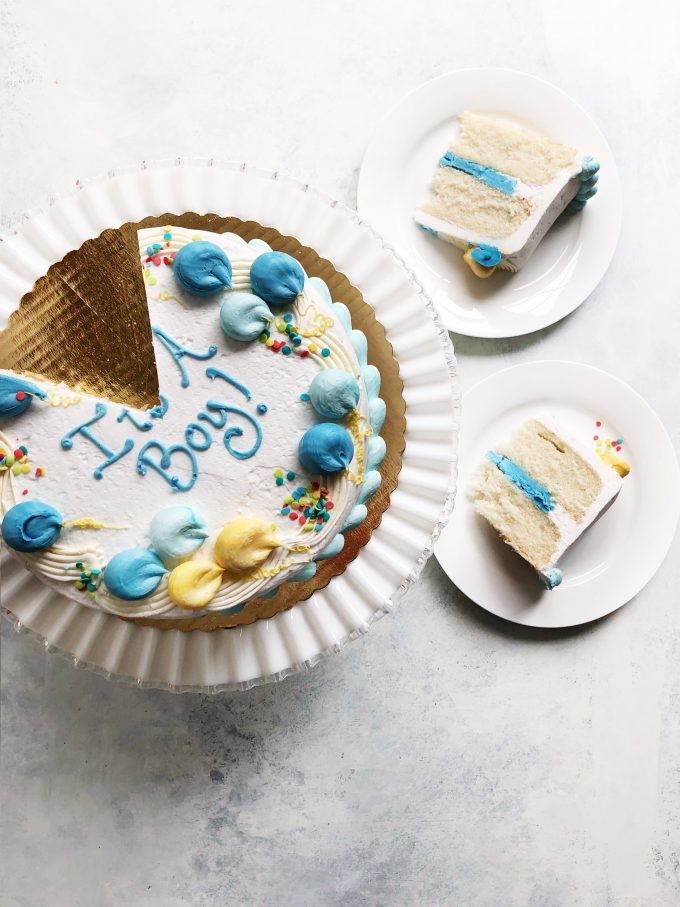 Gender Reveal Cake