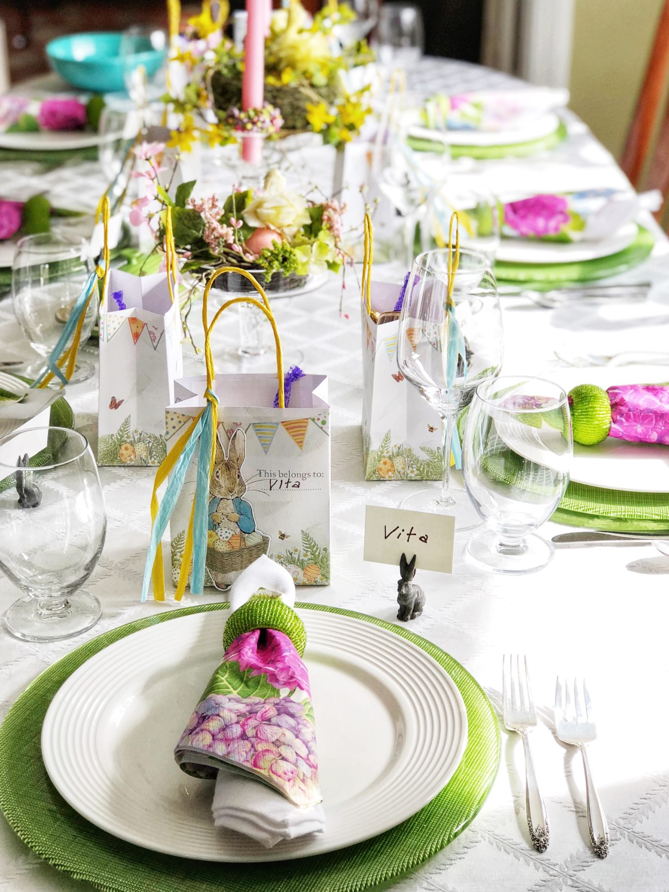 Easter Tablescape
