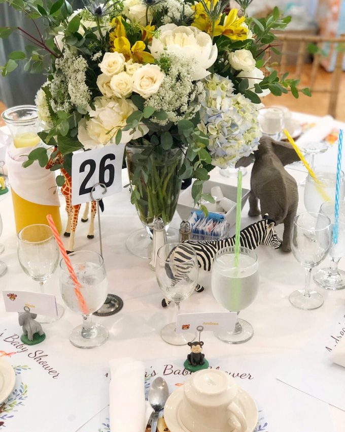 baby boy animal baby shower