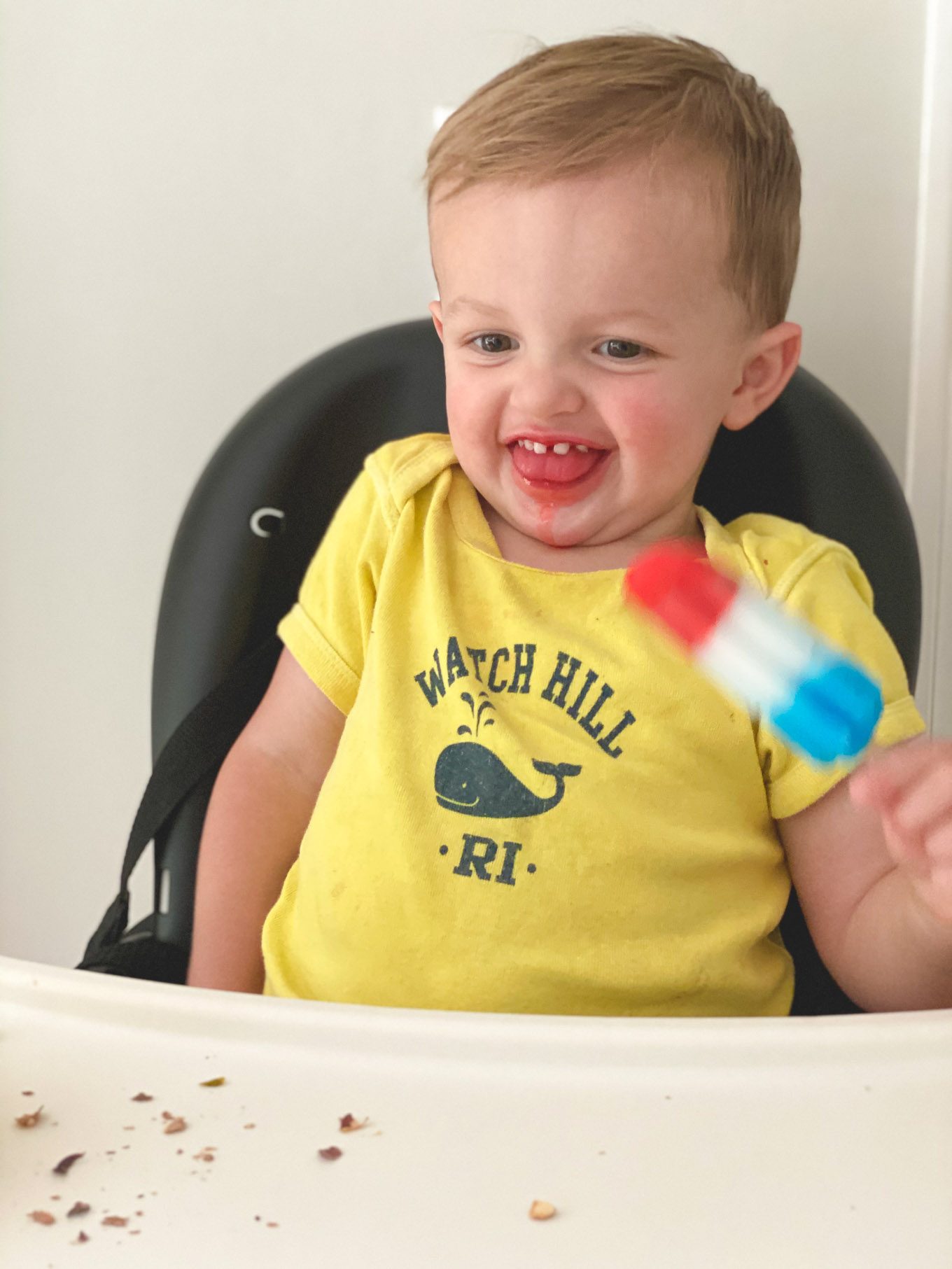 feeding a toddler