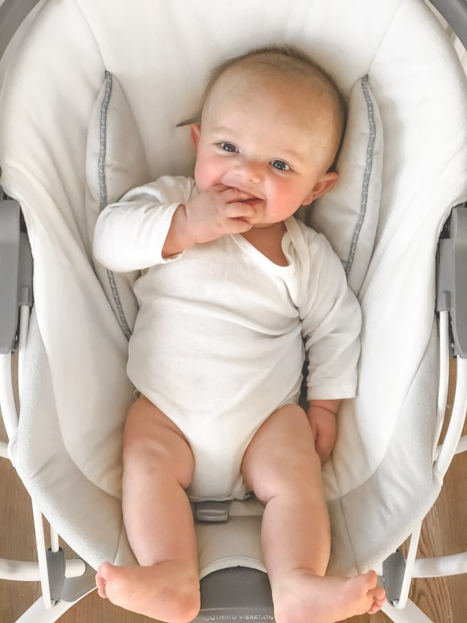 James in his swing