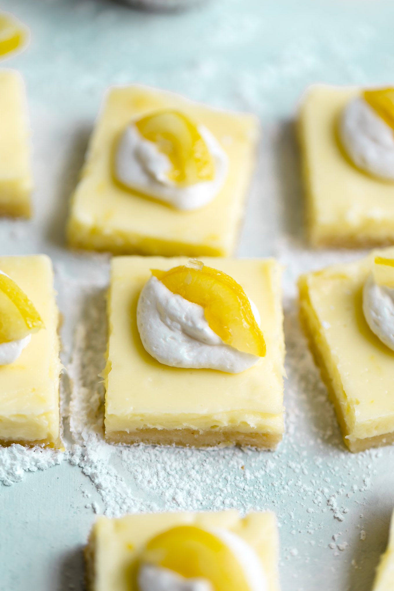 Lighter Lemon Cheesecake Bars