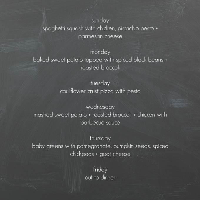 meal plan