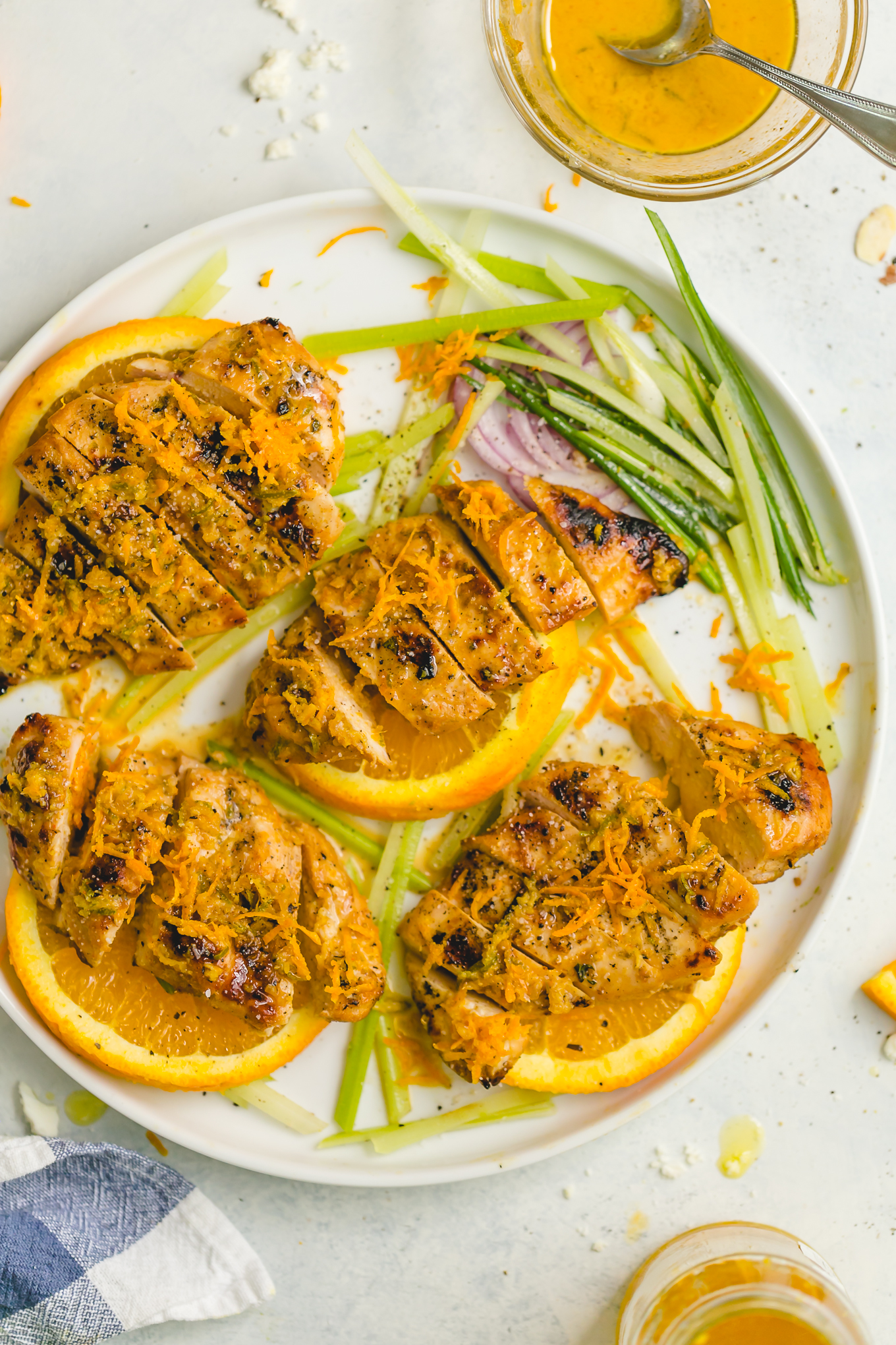 Orange Ginger Marinated Grilled Chicken