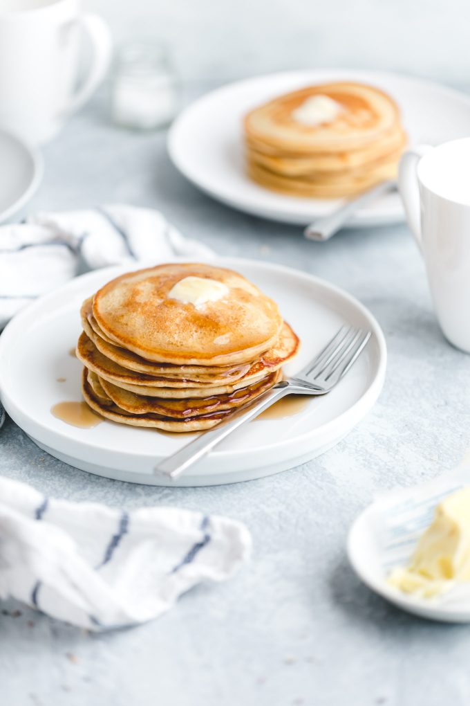 whole wheat pancakes for breakfast