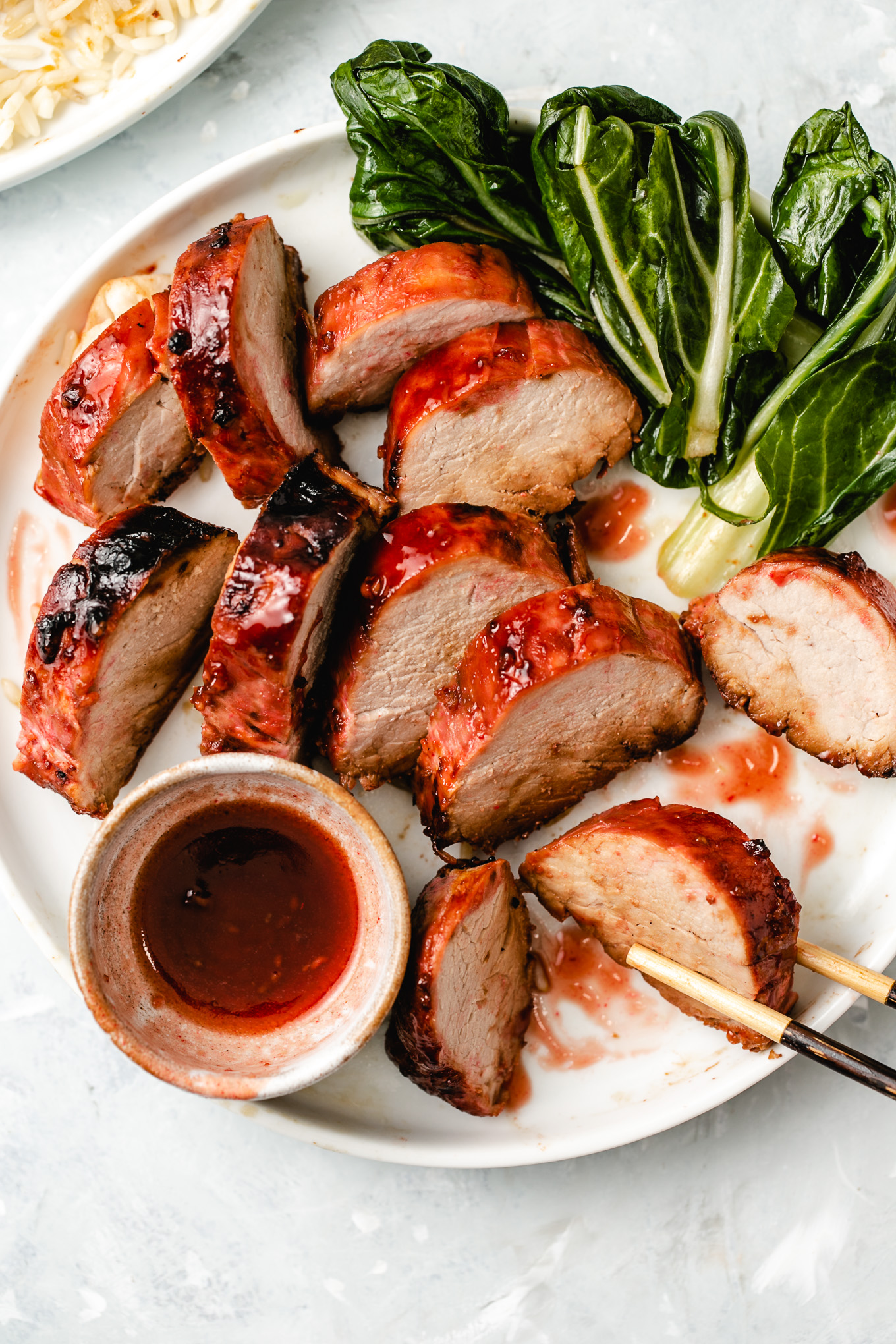 Pork Tenderloin with Ah So Sauce