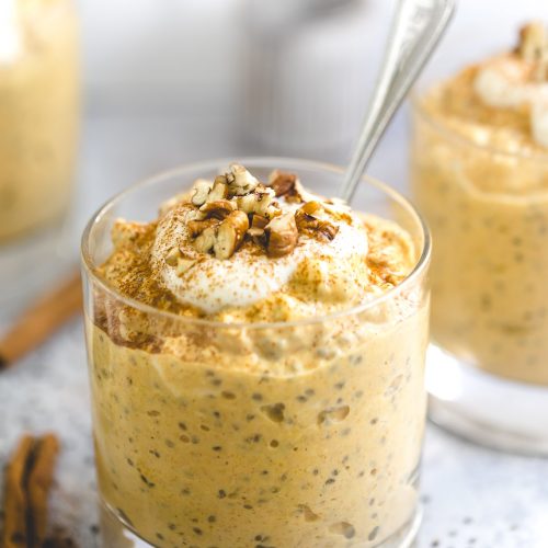 overnight oatmeal with pumpkin puree