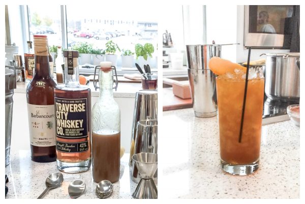 Pumpkin Spice Rum Punch - cocktail class at Downtown Market Grand Rapids, Michigan