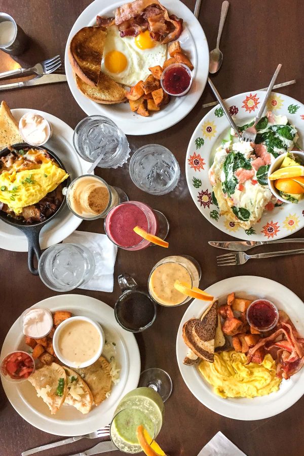 Breakfast at San Chez Bistro Grand Rapids, Michigan