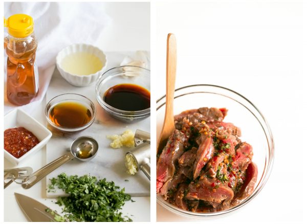 Spicy Beef Tacos Recipe with Broccoli Rabe - marinate your steak in a quick toasted sesame-soy dressing for a flavorful asian fusion taco recipe - paired with superfood @EatBroccoliRabe and stuffed in a corn tortilla! An easy weeknight dinner. #BroccoliRabe #sponsored