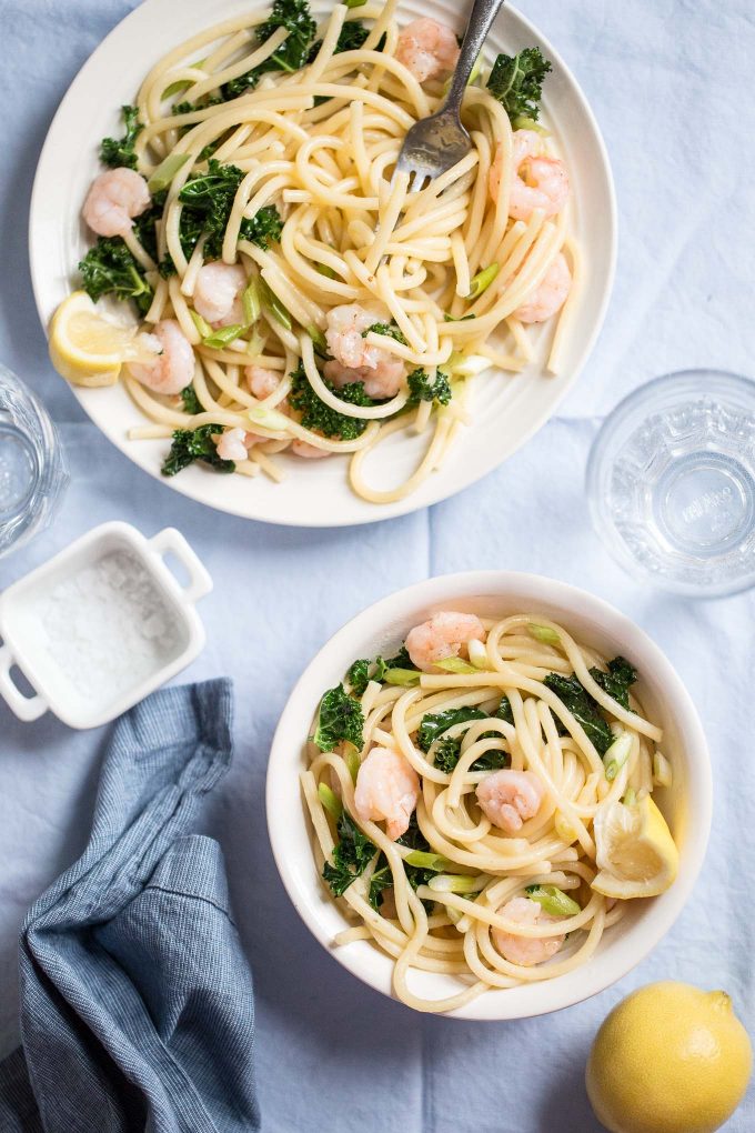 Spicy Shrimp and Bucatini Pasta