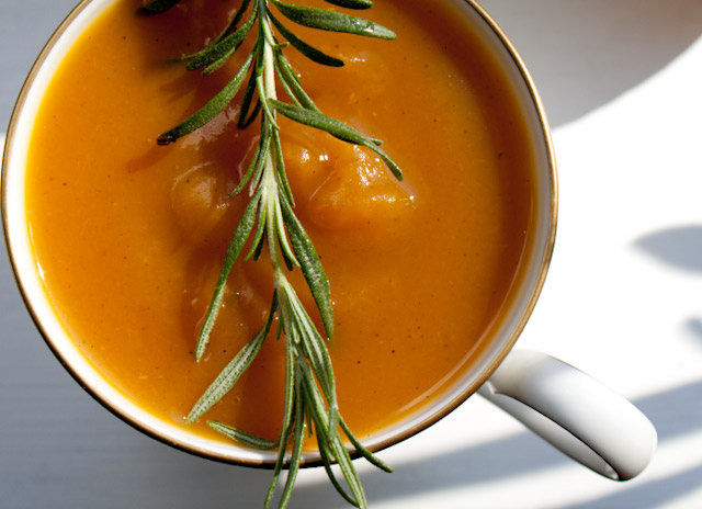 roasted butternut squash soup