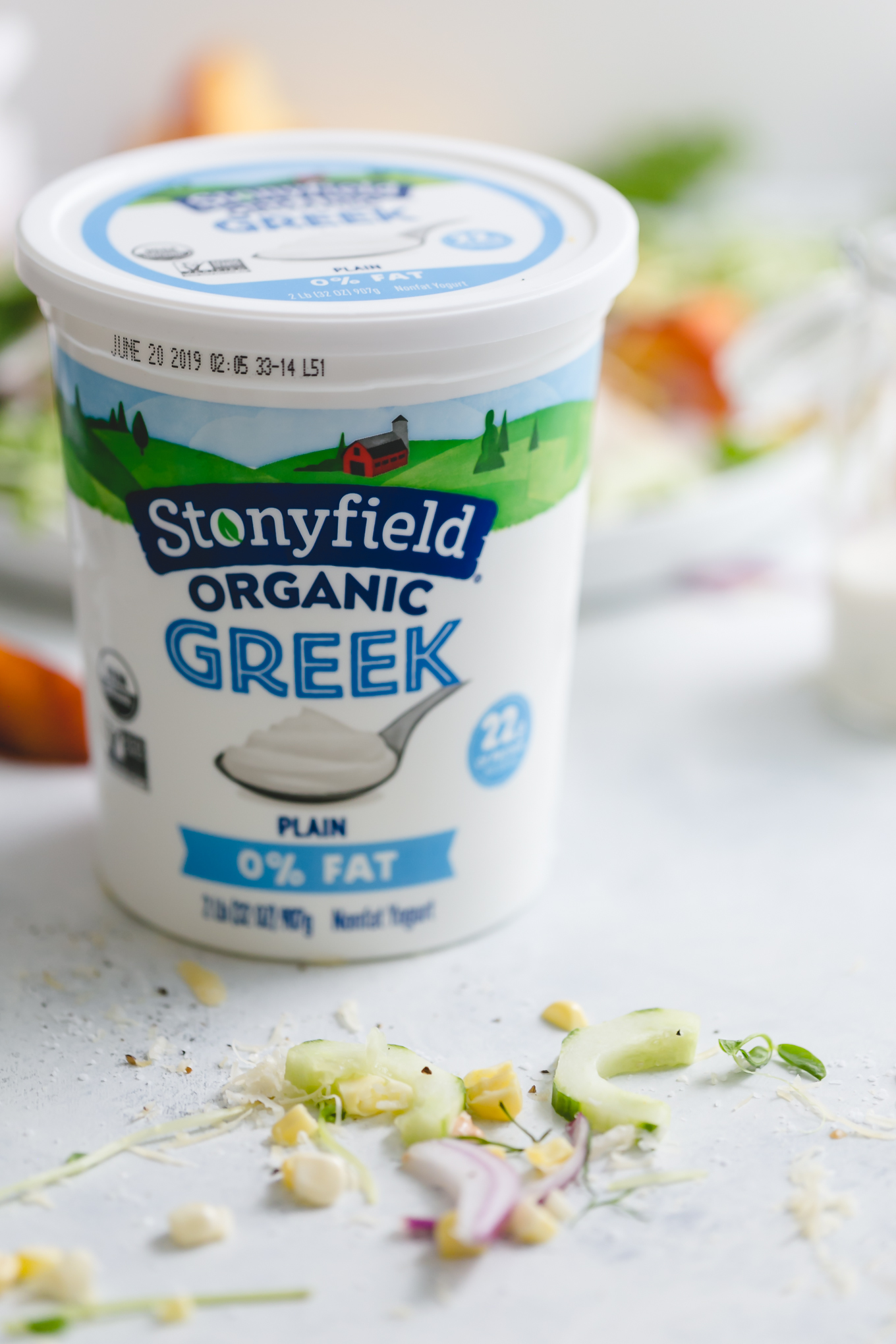 Stonyfield greek nonfat yogurt