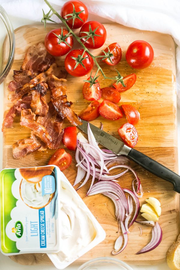 3 Summer Crostini Recipes - How to make easy, fresh, and fast appetizers using seasonal vegetables in three flavors - Balsamic Tomato Crostini with Bacon and Dill (like a BLT!), Grilled Corn and Asparagus Crostini with Lemon Zest, and Sesame Salmon Avocado Crostini