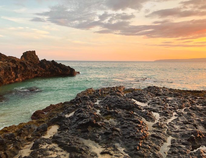 sunset photography tour on secret beach in maui