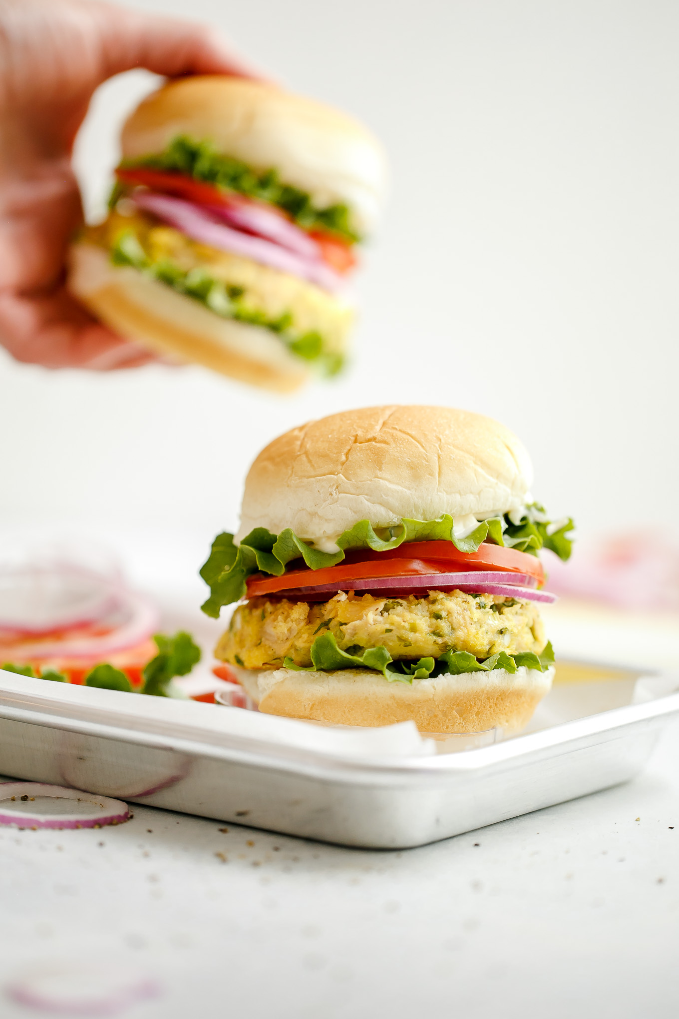 tuna burgers made with canned tuna fish