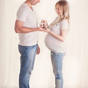 Couple waiting for the labor