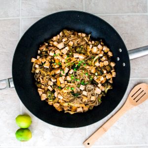 Easy Crispy Tofu Stir Fry with Broccoli