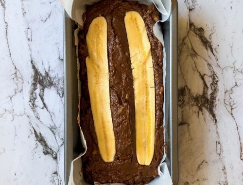 Banana Bread in a loaf tin